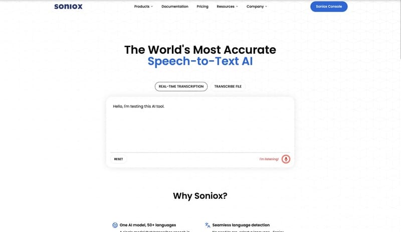 Soniox