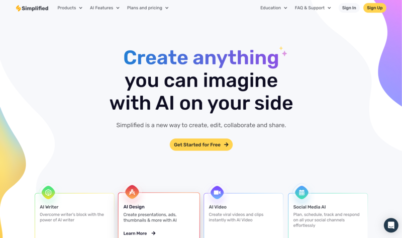 Simplified AI Writer